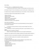 INTRODUCCIÓN A LA ADMINISTRACIÓN GENERAL