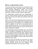 Mexico; a mega-diversity country