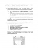 LA SEÑOR LINDA FLORECITA ALEGRE DEL CAMPO NOS CONTRATA PARA LLEVAR A CABO SU DECLARACION ANUAL, POR LO QUE NOS PROPORCIONA LOS SIGUIENTES DATOS: