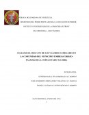 EL RESCATE DE LOS VALORES FAMILIARES EN LA COMUNIDAD DEL MUNICIPIO TORBES