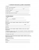 ENTREVISTA PSICOLOGICA para NIÑOS Y ADOLESCENTES