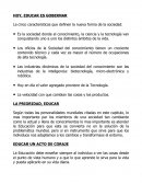 HOY, EDUCAR ES GOBERNAR