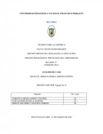 PSICOLOGÍA DEL APRENDIZAJE.. Página 1