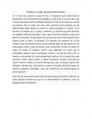 Ensayo “La meta: teoría de restricciones”