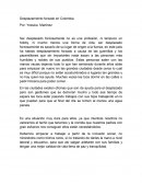 Desplazamiento forzado en Colombia.