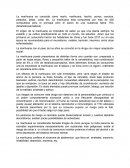 La marihuana es conocida como maría, marihuana, hachís, porros, canutos, petardos, petas, costo etc. La marihuana está compuesta por más de 400 compuestos pero el principal pero el activo es una sustancia llama THC (tetrahidrocannabinol).
