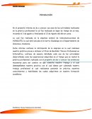 En el presente informe se da a conocer caa unas de las actividades realizadas en la práctica profesional la cal fue realizada en lapso de tiempo de un mes, iniciando el 3 de agosto y finalizando el 31 de Agosto del año en curso.