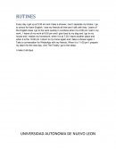 RUTINES WITH MY FRIENDS