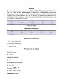 Solubilidad. Análisis de resultados de laboratorio