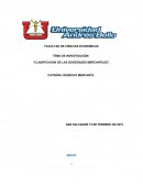 Clasificacion de las sociedades mercantiles