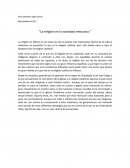 ENSAYO RELIGION MEXICANA
