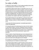 La pelicula “la vida es bella” es una comedia dramatica