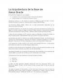 Arquitectura de una Base de Datos Oracle