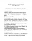 LAS ESCUELAS CONTENDIENTES EN MACROECONMIA