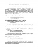 RAZONES MATEMÁTICAS DE PRODUCTIVIDAD