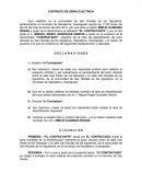 CONTRATO DE OBRA ELECTRICA