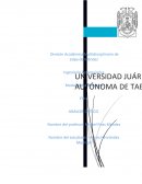División Académica Multidisciplinaria de Jalpa de Méndez.