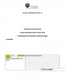 Fundamentos de Genética y Biotecnología . Portafolio de Evidencias