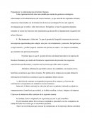 Propuesta de la Administración del talento Humano.