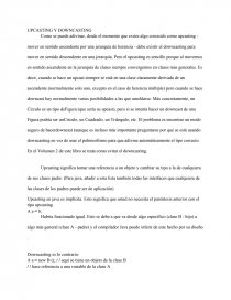 UPCASTING Y DOWNCASTING. Página 1