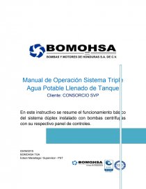 Manual de Operación Sistema Triple - Manejo de materiales. Página 1