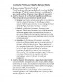 Animismo Primitivo y Filósofos de Edad Media