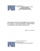 ELABORACIÓN DE PRÁCTICAS DE MANTENIMIENTO DE LOS EQUIPOS DE LA CADENA “B”, DEL ÁREA DE MOLIENDA Y COMPACTACIÓN DE CVG CARBONORCA, PUERTO ORDAZ, ESTADO BOLÍVAR