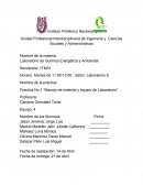 Practica No.1 “Manejo de material y equipo de Laboratorio”