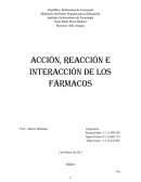 Trabajo de farmacia Fármacos y su interacción con los alimentos