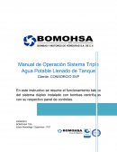 Manual de Operación Sistema Triple - Manejo de materiales