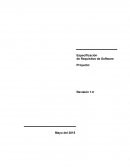 Especificación de Requisitos de Software