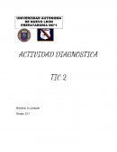 Actividad diagnostica TIC Programacion