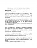 LA PSICOLOGÍA SOCIAL Y LA TEORÍA SOCIOCULTURAL.