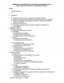 TÉRMINOS DE REFERENCIA DEL ESTUDIO DE INVERSIÓN PARA LA EJECUCIÓN DE UN PROYECTO PRODUCTIVO NUEVO