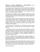 Factores de influyen favorablemente y desfavorablemente en la comunicación en la relación enfermero-paciente