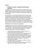 Políticas y normas corporativas de Recursos Humanos