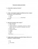 Encuesta de compras por internet