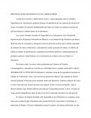 Reseña critica sobre normas de laboratorio