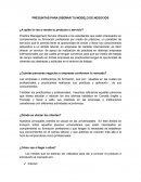 PREGUNTAS PARA DISEÑAR TU MODELO DE NEGOCIOS