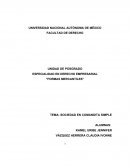 Sociedad de comandita simple. “FORMAS MERCANTILES”