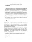 Investigacion de la empresa Jardín de eventos “La Quinta”