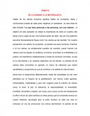 ENSAYO DE LO HUMANO A LO MATERIALISTA