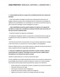CASO PRÁCTICO MODULO1, MATERIA 1, ASIGNATURA 1. Página 1