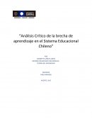 Análisis crítico de la brecha de aprendizaje en el Sistema Educacional Chileno