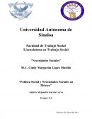 Política social y necesidades sociales en México