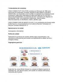CINCH CONNECTIVITY SOLUTION. Página 1