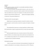 Microorganismos patógenos relacionados con enfermedades transmitidas por alimentos.