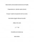 Ensayo: Cuadro de oposición de los Juicios