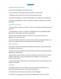LAS COMPETENCIAS COMUNICATIVAS. APUNTES. Página 1