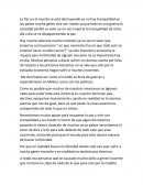 Ensayo sobre la paz en el mundo.